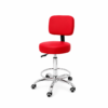 Red Rolling Stool Red Rolling Stool