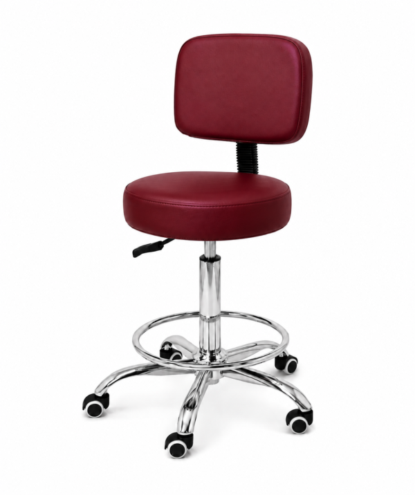 [SP 07] Red Rolling Stool