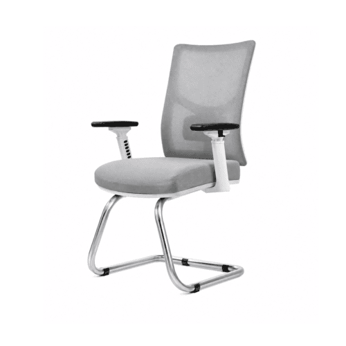 [ GL 136 ] White Waiting Chair