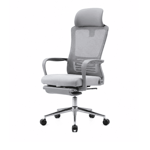 White Mesh Manager Chair