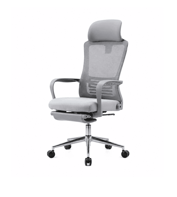 White Mesh Manager Chair