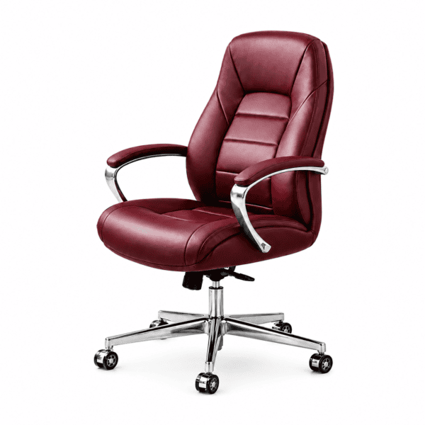 [GL 344 m] Black Leather Executive Office Manager Chair