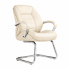 [ GL 344 ] Leather Waiting Chair