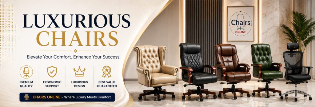 Luxuorisbanner - Chairs Online Egypt Is Your Premier E-Commerce Destination For High-Quality Office Furniture, Ergonomic Desk Chairs